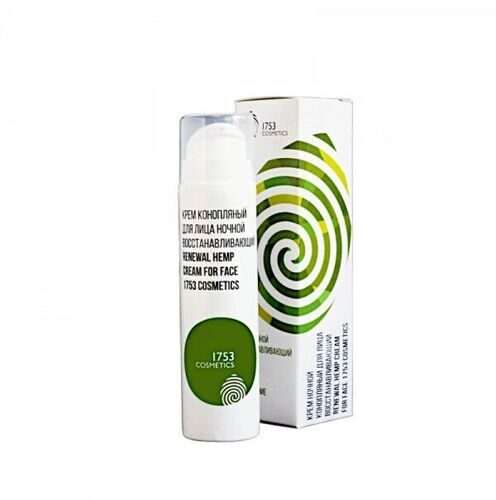 Крем конопляный для лица ночной восстанавливающий Renewal Hemp Cream For Face, 50 мл